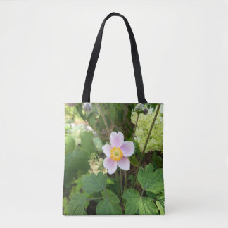 Rosa Wildblumen-Tasche | Botanisches Blumen-Wieder
