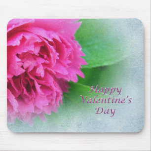 rosa wilde Rose frohen Valentinstag Mousepad