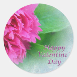 Rosa wilde Rose Runder Aufkleber