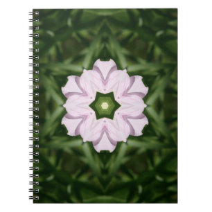 Rosa Wine Cup Symmetrie Notizblock