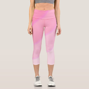 Rosa Wirbel Capri Leggings