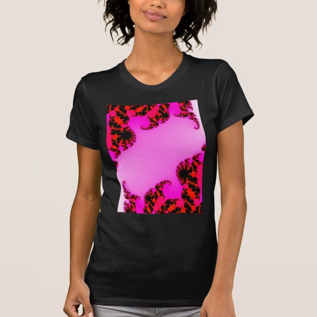 Rosa Wirbel T-Shirt (Vorderseite)