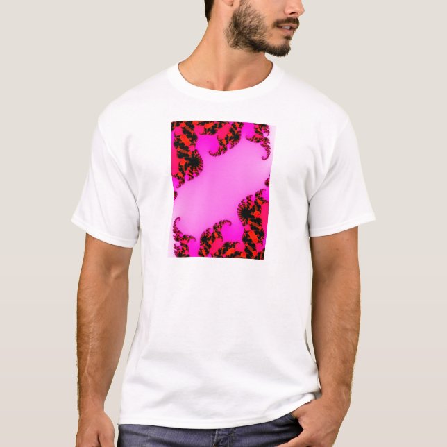 Rosa Wirbel T-Shirt (Vorderseite)