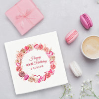 Rosa Wirbles Herz Valentins 100. Geburtstag
