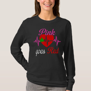 Rosa wird für Hübsche Mädchen der Herzgesundheit r T-Shirt