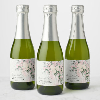Rosa Wisteria Bouquet Mini mit errötendem Bogen