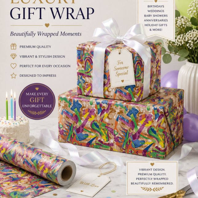 Rosa Wrapper | Stylish Gift Wrap Roll Geschenkpapier (Von Creator hochgeladen)