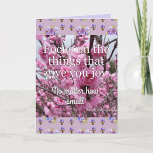 Rosa Wunder der Liebe Blume Florales Foto Kunstkar Karte