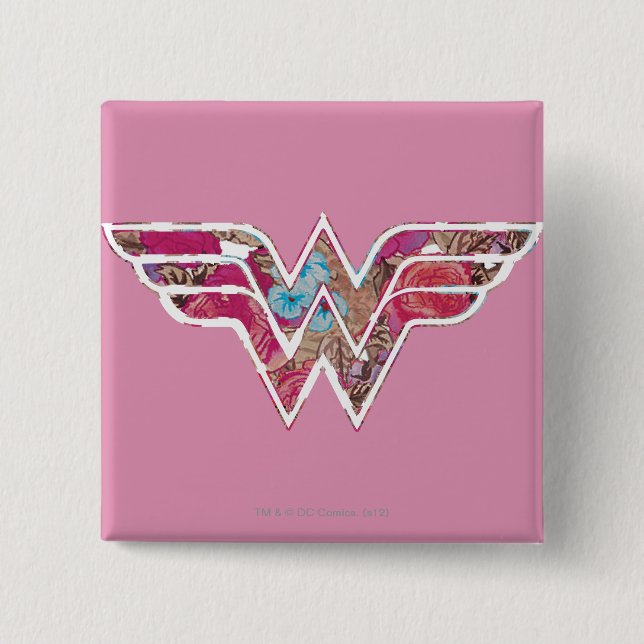 Rosa WW Button (Vorderseite)