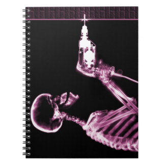 Rosa X-Ray Skeleton Builder Notizblock