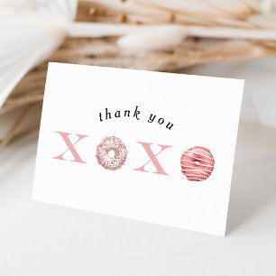 Rosa XOXO Donut Valentinstag Danke