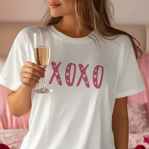 Rosa XOXO, Valentinstag-Hemd T-Shirt