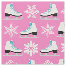 Rosa Zahl Skate und Schneeflocke-Weihnachten