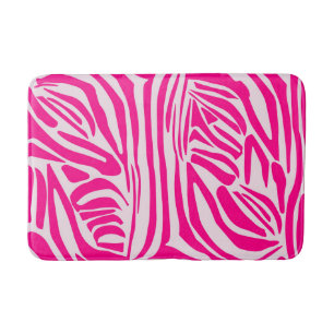 Rosa Zebra Badematte