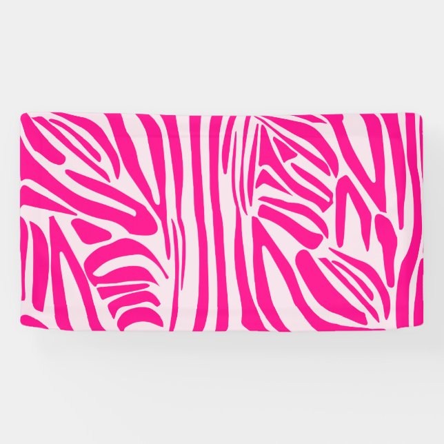 Rosa Zebra Banner (Horizontal)