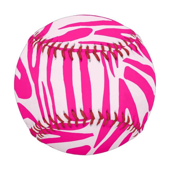 Rosa Zebra Baseball (Vorderseite)