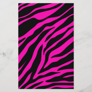 Rosa Zebra Briefpapier