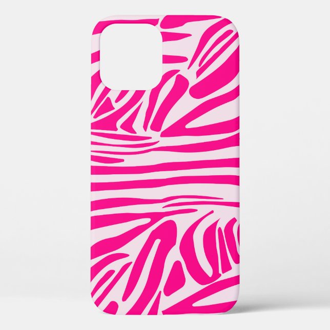 Rosa Zebra Case-Mate iPhone Hülle (Rückseite)