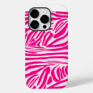 Rosa Zebra Case-Mate iPhone 14 Pro Hülle