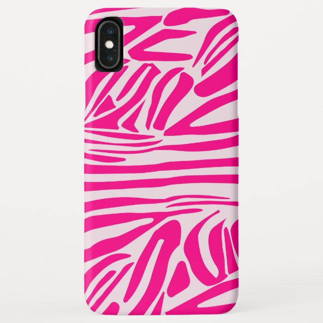 Rosa Zebra Case-Mate iPhone Hülle (Rückseite)