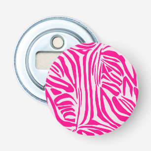 Rosa Zebra Flaschenöffner