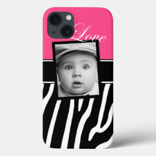 Rosa Zebra-Foto iPad Fall Case-Mate iPhone Hülle