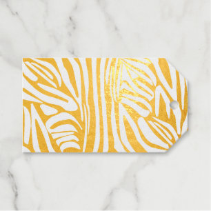 Rosa Zebra Geschenkanhänger
