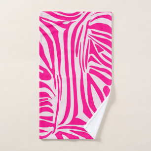 Rosa Zebra Handtuch