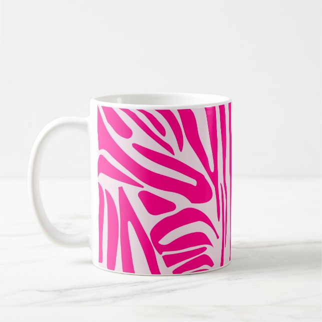 Rosa Zebra Kaffeetasse (Links)