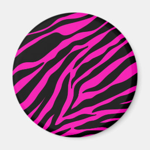Rosa Zebra Magnet