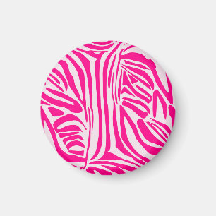Rosa Zebra Magnet