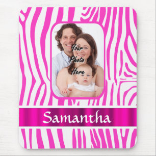 Rosa Zebra Mousepad