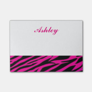 Rosa Zebra Post-it Klebezettel