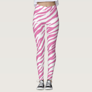 Rosa Zebra Print Leggings & Yoga Pants
