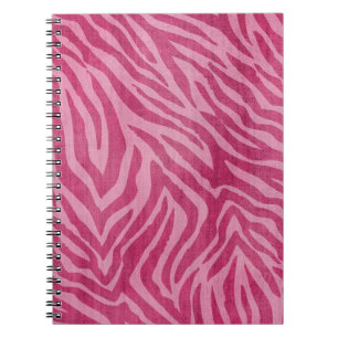 Rosa Zebra Print Notizblock