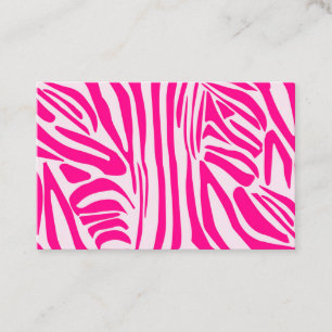 Rosa Zebra Rabattkarte