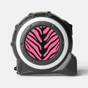 Rosa Zebra Streifen Maßband