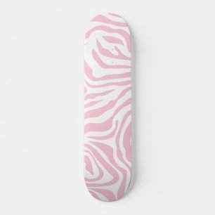 Rosa Zebra Streifen Wild Animal Print Zebra Muster Skateboard