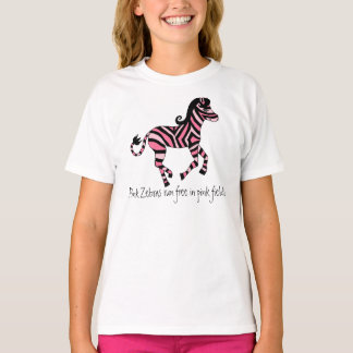 Rosa Zebra T-Shirt