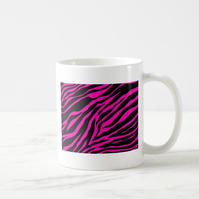 Rosa Zebra Tasse (Rechts)
