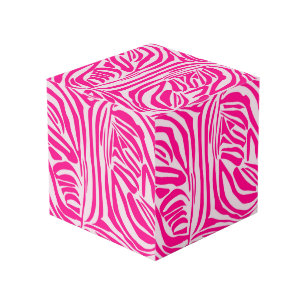 Rosa Zebra Würfel