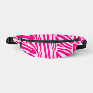Rosa Zebradruck Bauchtasche
