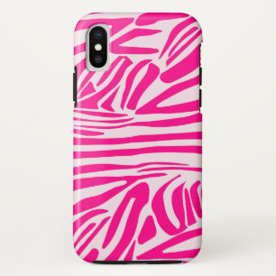 Rosa Zebramuster Case-Mate iPhone Hülle