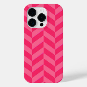 Rosa Zickzack Optik und Schutzhülle Case-Mate iPhone 14 Pro Hülle