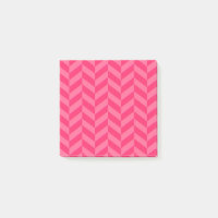 Rosa Zickzack Stilvolle Sticky Notes für die Organ