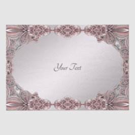 rosa Ziergewebe Seidenpapier