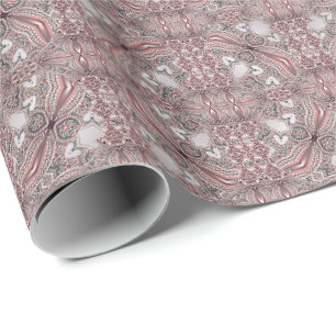 Rosa Zierpapier Geschenkpapier