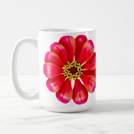 Rosa Zinnia Kaffeetasse