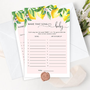 Rosa Zitronenbezeichnung für das Gesang Baby Dusch