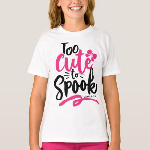 Rosa zu Niedlich, um Halloween zu sprechen T-Shirt